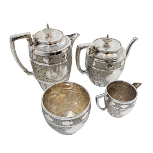 Electro Plate Four Piece Teaset