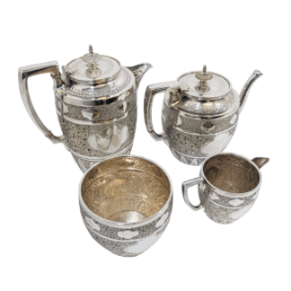 Electro Plate Four Piece Teaset