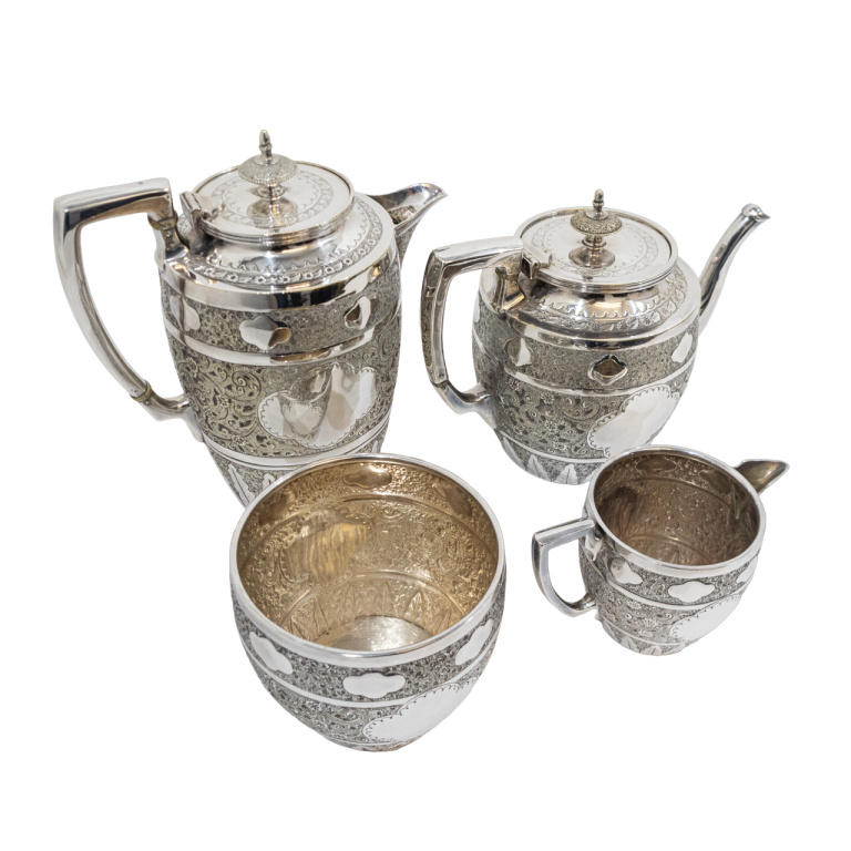Electro Plate Four Piece Teaset