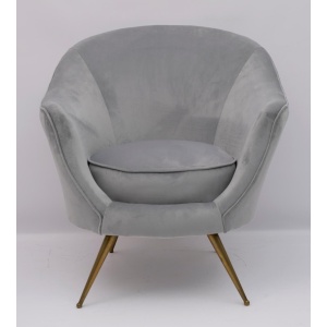 Federico Munari Mid-Century Modern Italian Curved Sofa and Two Armchairs, 1950s