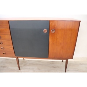Long Sideboard in Teak Veneer, 1960s