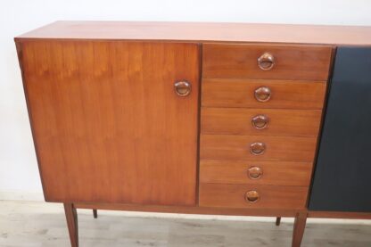 Long Sideboard in Teak Veneer, 1960s - Image 5