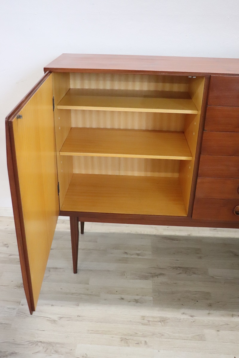 Long Sideboard in Teak Veneer, 1960s
