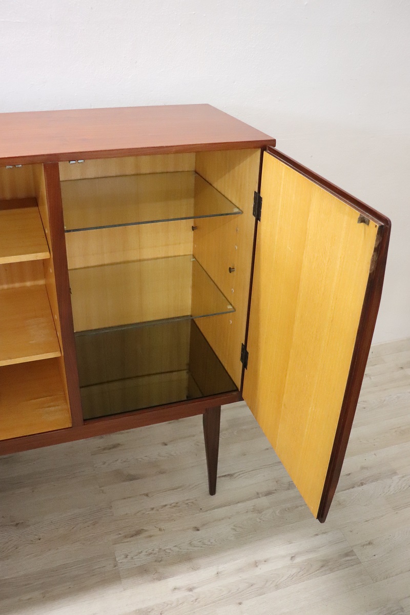 Long Sideboard in Teak Veneer, 1960s