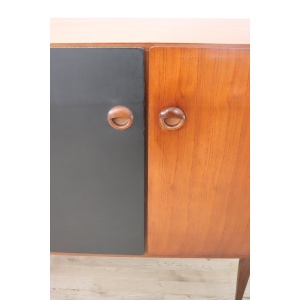 Long Sideboard in Teak Veneer, 1960s