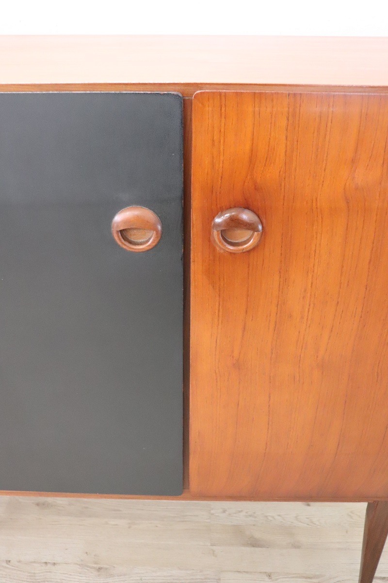 Long Sideboard in Teak Veneer, 1960s