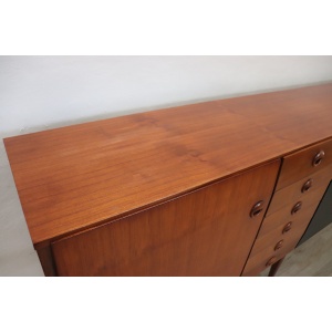 Long Sideboard in Teak Veneer, 1960s