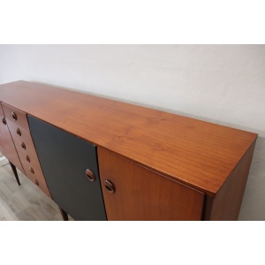 Long Sideboard in Teak Veneer, 1960s