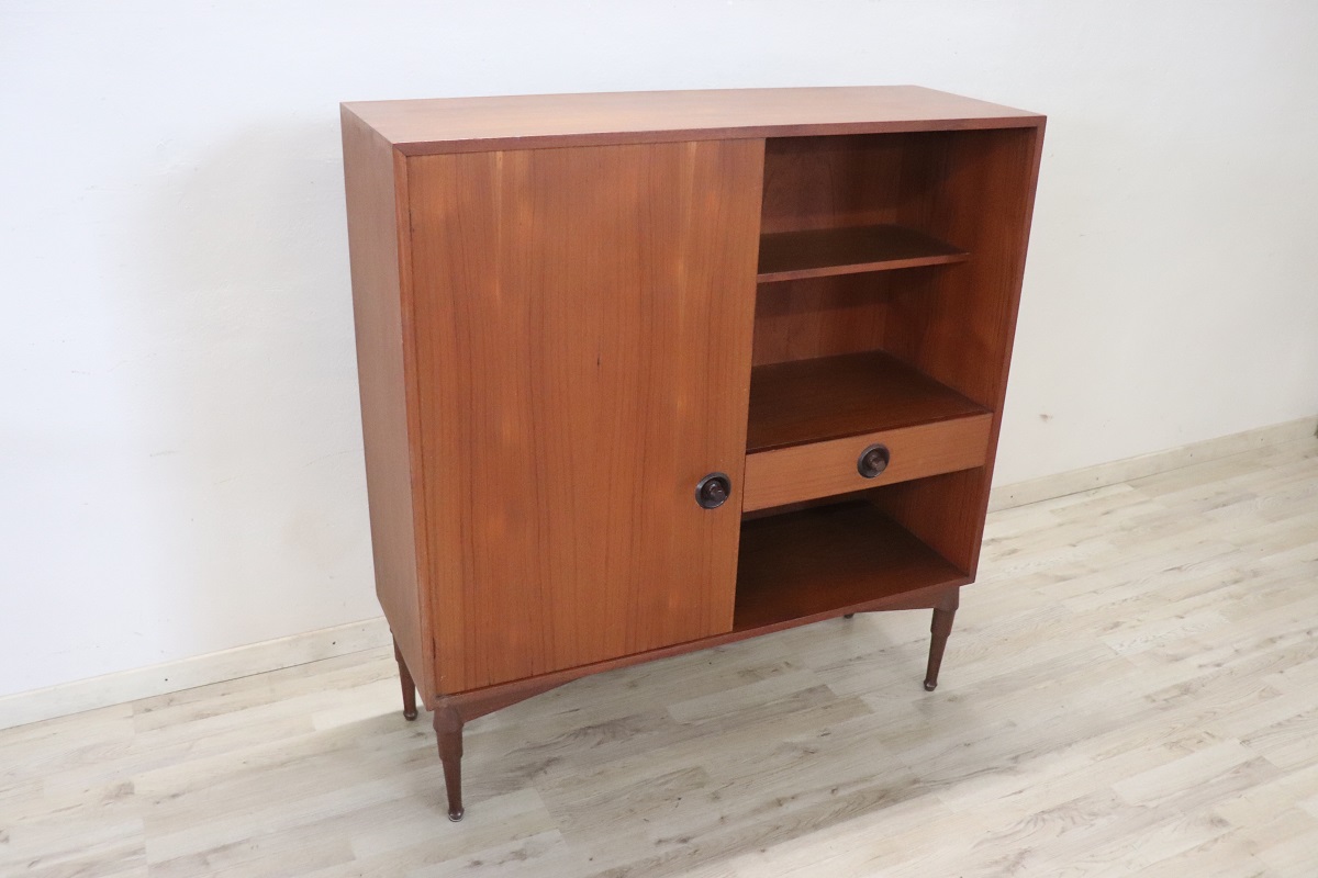 Highboard in Teak Veneer, 1960s