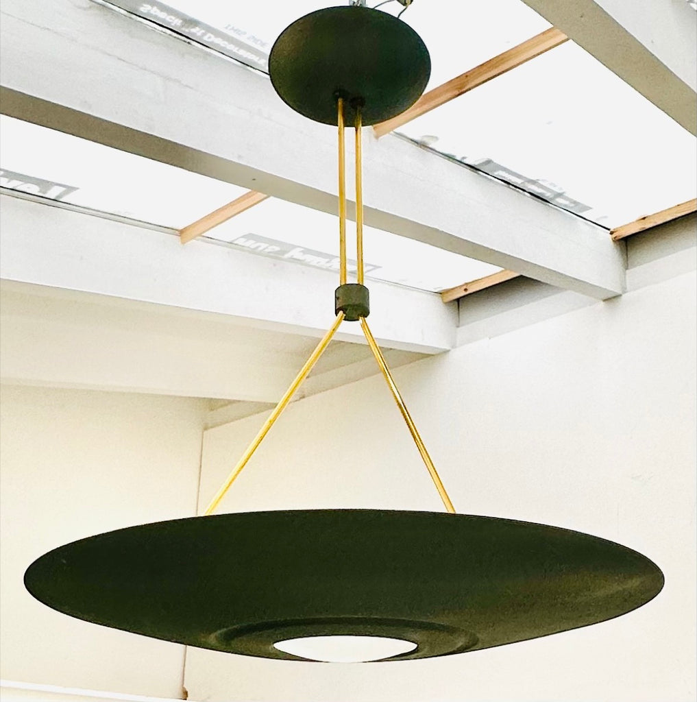 L G Paris UFO Uplighter Ceiling Light, 1980s