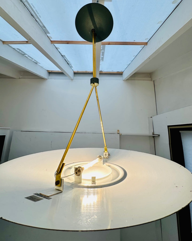 L G Paris UFO Uplighter Ceiling Light, 1980s