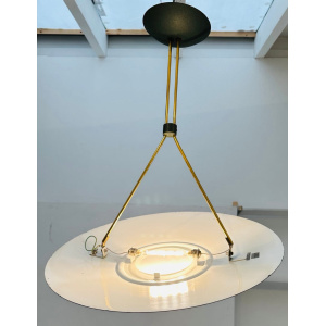 L G Paris UFO Uplighter Ceiling Light, 1980s