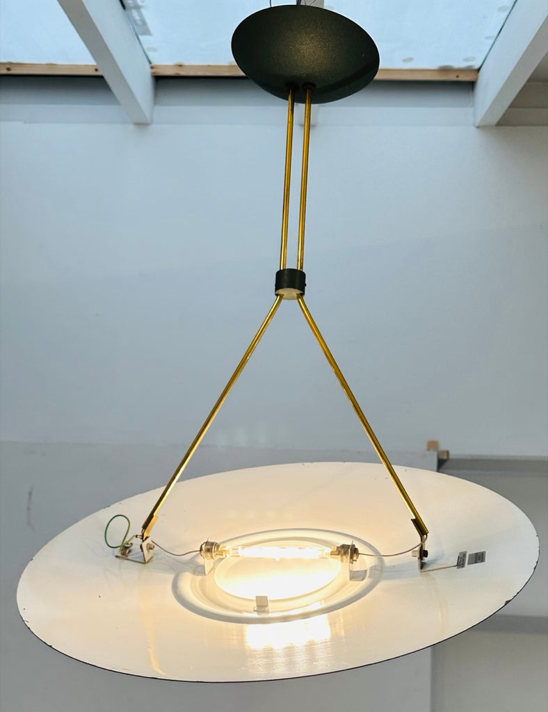 L G Paris UFO Uplighter Ceiling Light, 1980s