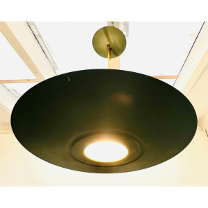 L G Paris UFO Uplighter Ceiling Light, 1980s