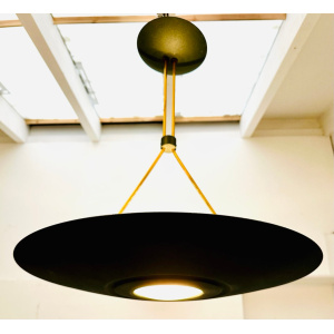 L G Paris UFO Uplighter Ceiling Light, 1980s