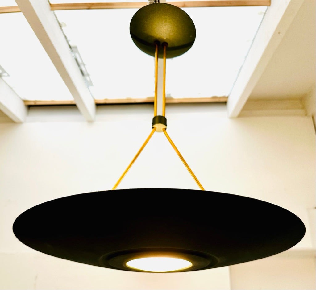 L G Paris UFO Uplighter Ceiling Light, 1980s