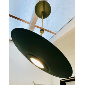 L G Paris UFO Uplighter Ceiling Light, 1980s