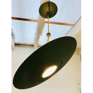L G Paris UFO Uplighter Ceiling Light, 1980s