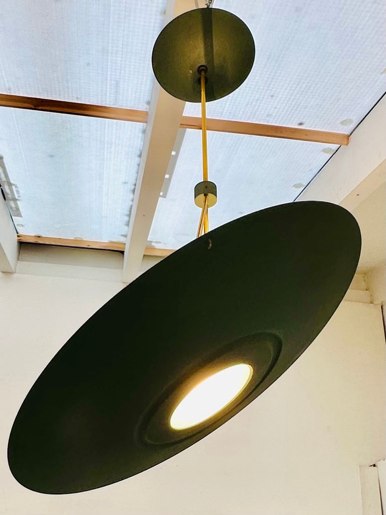 L G Paris UFO Uplighter Ceiling Light, 1980s