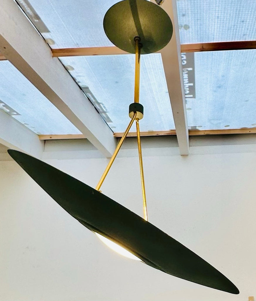 L G Paris UFO Uplighter Ceiling Light, 1980s