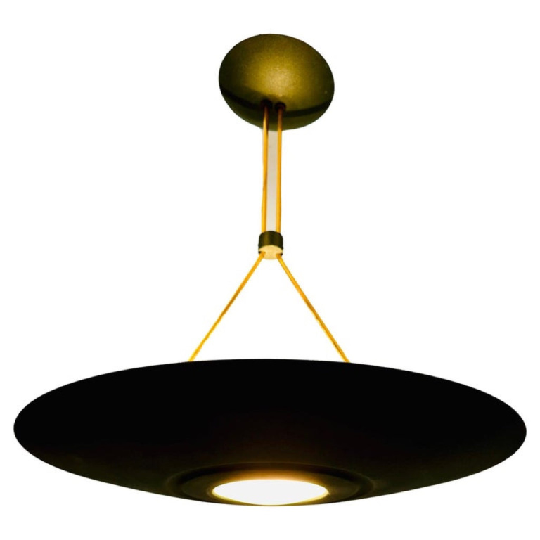 L G Paris UFO Uplighter Ceiling Light, 1980s
