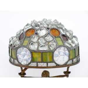 Art Nouveau French Table Lamp "Tiffany Style", 1930s