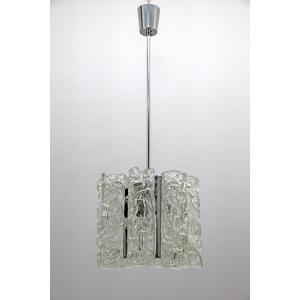 Carlo Nason Postmodern Italian Murano Glass Chandelier for Mazzega, 1970s