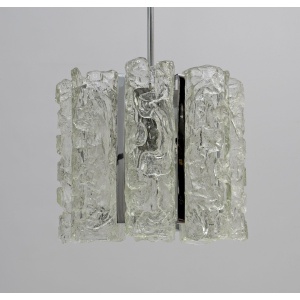 Carlo Nason Postmodern Italian Murano Glass Chandelier for Mazzega, 1970s