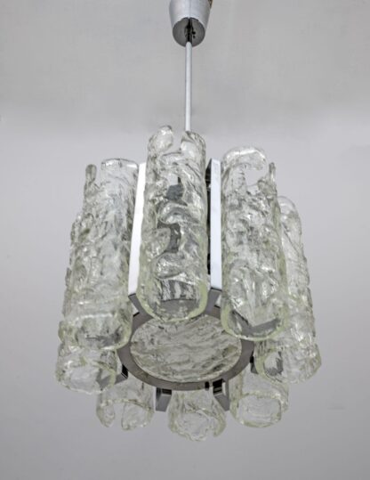 Carlo Nason Postmodern Italian Murano Glass Chandelier for Mazzega, 1970s - Image 2