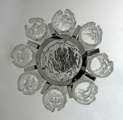 Carlo Nason Postmodern Italian Murano Glass Chandelier for Mazzega, 1970s - Image 5