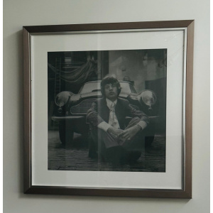 Mick Jagger Black & White Framed Lenticular