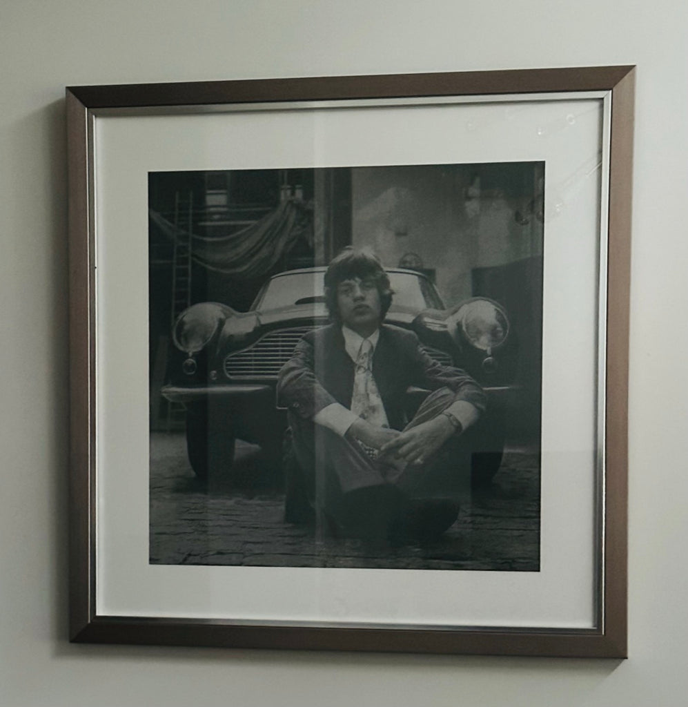 Mick Jagger Black & White Framed Lenticular