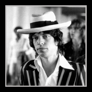 Mick Jagger Black & White Framed Lenticular