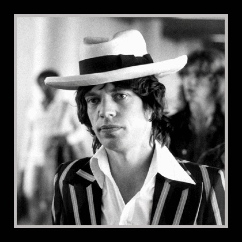 Mick Jagger Black & White Framed Lenticular