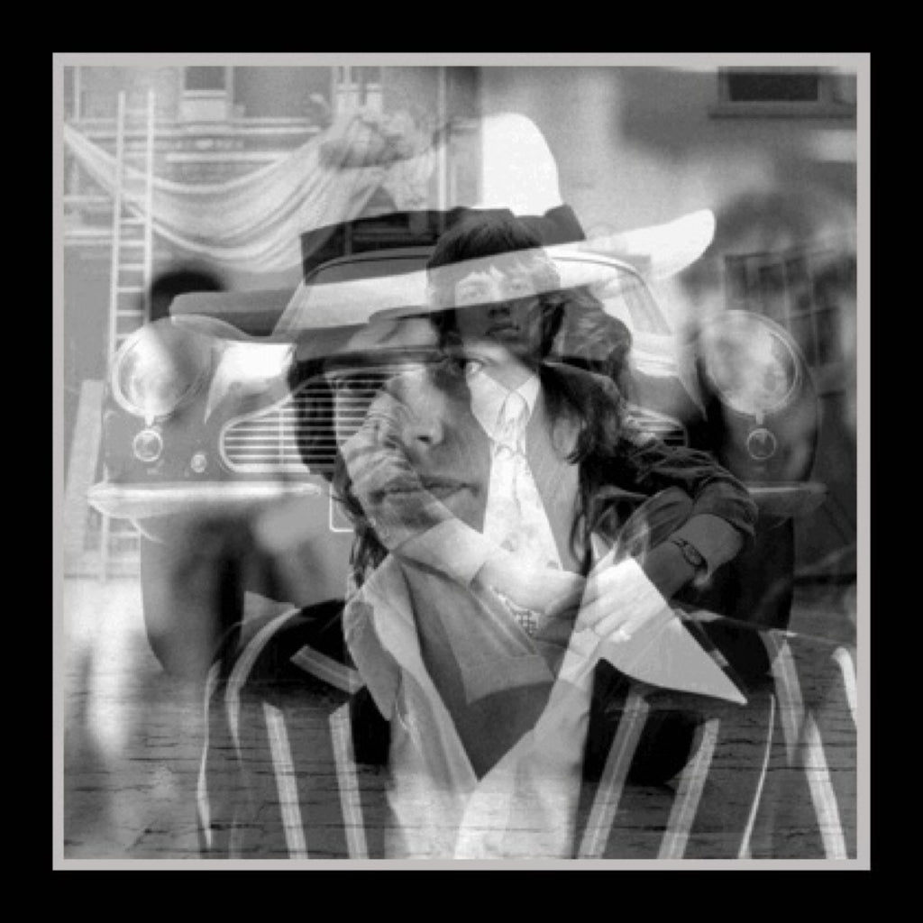 Mick Jagger Black & White Framed Lenticular