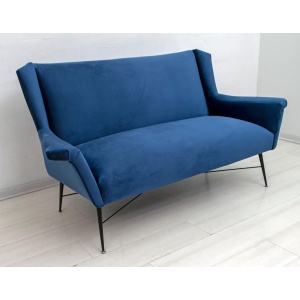 Gigi Radice Mid-Century Modern Italian Sofa for Minotti, 1950s