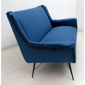 Gigi Radice Mid-Century Modern Italian Sofa for Minotti, 1950s