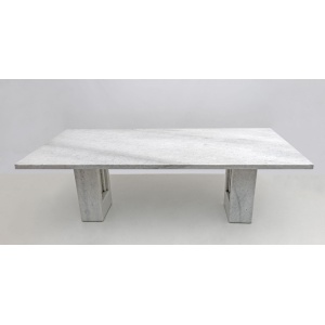 'Delfi' Marble Dining Table by Marcel Breuer and Carlo Scarpa for Gavina, Italy