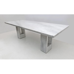 'Delfi' Marble Dining Table by Marcel Breuer and Carlo Scarpa for Gavina, Italy