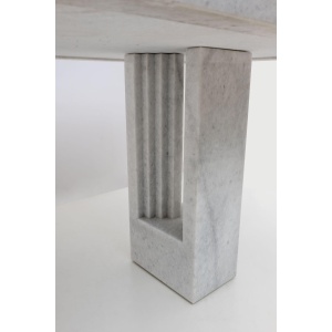 'Delfi' Marble Dining Table by Marcel Breuer and Carlo Scarpa for Gavina, Italy