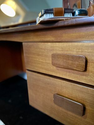Mid Century Teak Dressing Table From White & Newton