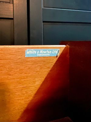 Mid Century Teak Dressing Table From White & Newton