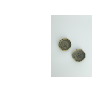 Small Mid-Century Scandinavian Modern Collectible Sand Brown Stoneware Bowls by Gunnar Borg for Gunnars Keramik Höganäs, 1960s, Set of 2
