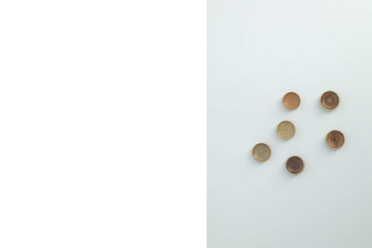 Small Mid-Century Scandinavian Modern Collectible Brown Stoneware Bowls by Gunnar Borg for Höganäs Ceramics, 1960s, Set of 6