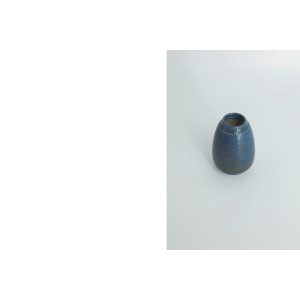Small Mid-Century Scandinavian Modern Collectible Stoneware Vase No. 108 by Gunnar Borg for Höganäs Ceramics, 1960s