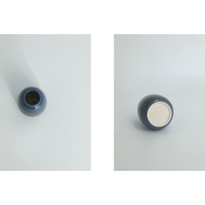 Small Mid-Century Scandinavian Modern Collectible Stoneware Vase No. 108 by Gunnar Borg for Höganäs Ceramics, 1960s