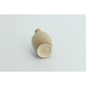 Small Mid-Century Scandinavian Modern Collectible Brown Stoneware Vases by Gunnar Borg for Höganäs Ceramics, 1960s, Set of 4