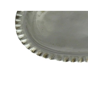 1784 Georgian Antique Solid Silver Fine Dining Table Spoon Tray