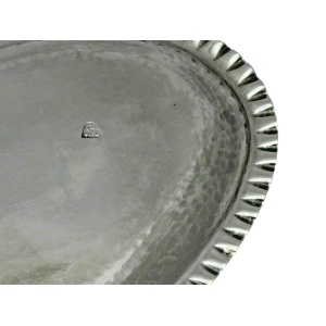 1784 Georgian Antique Solid Silver Fine Dining Table Spoon Tray