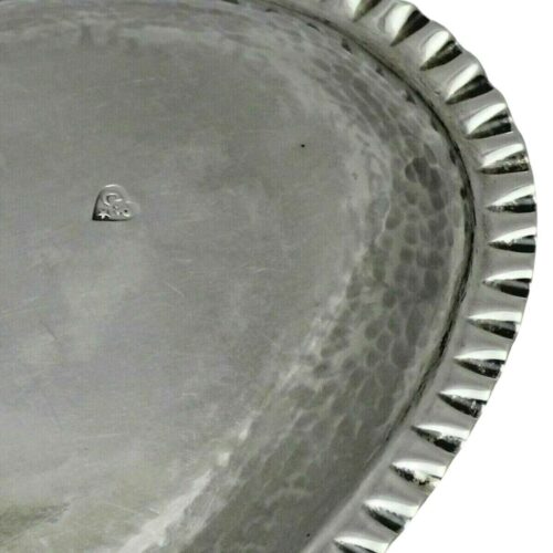 1784 Georgian Antique Solid Silver Fine Dining Table Spoon Tray